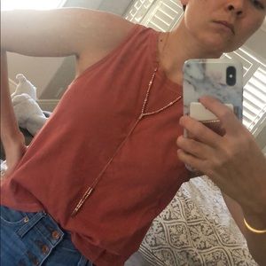 Gorjana rose gold necklace